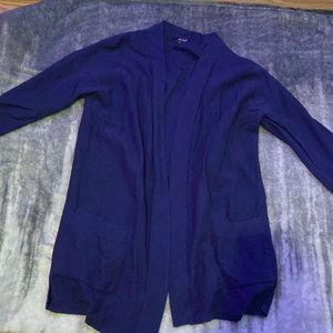 Women’s navy cardigan